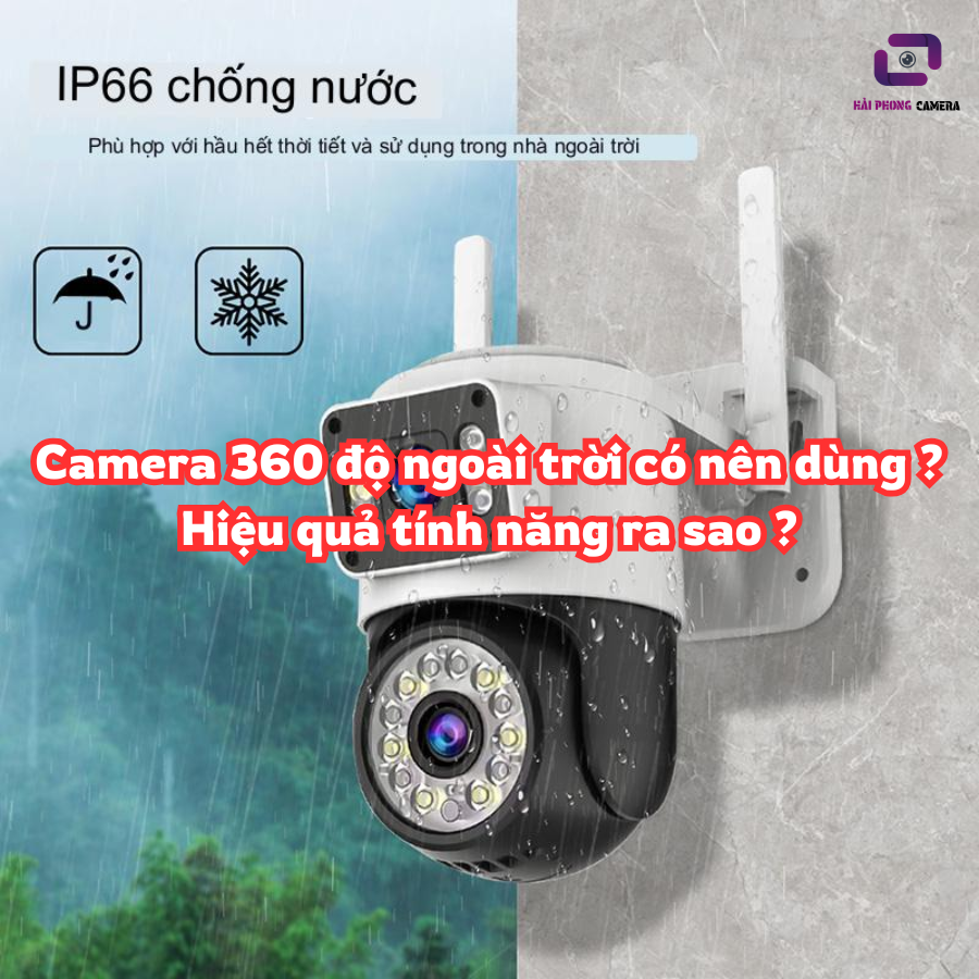 camera 360 độ ngoài trời
